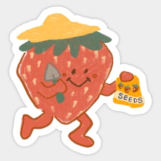 Strawberry Strawbebbie Sticker